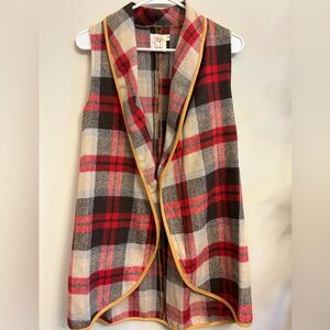 NWOT sleeveless cardigan.